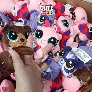 Đồ chơi thú bông Littlest Pet Shop 10cm xuất xịn cho bé treo túi - CUTE BEE