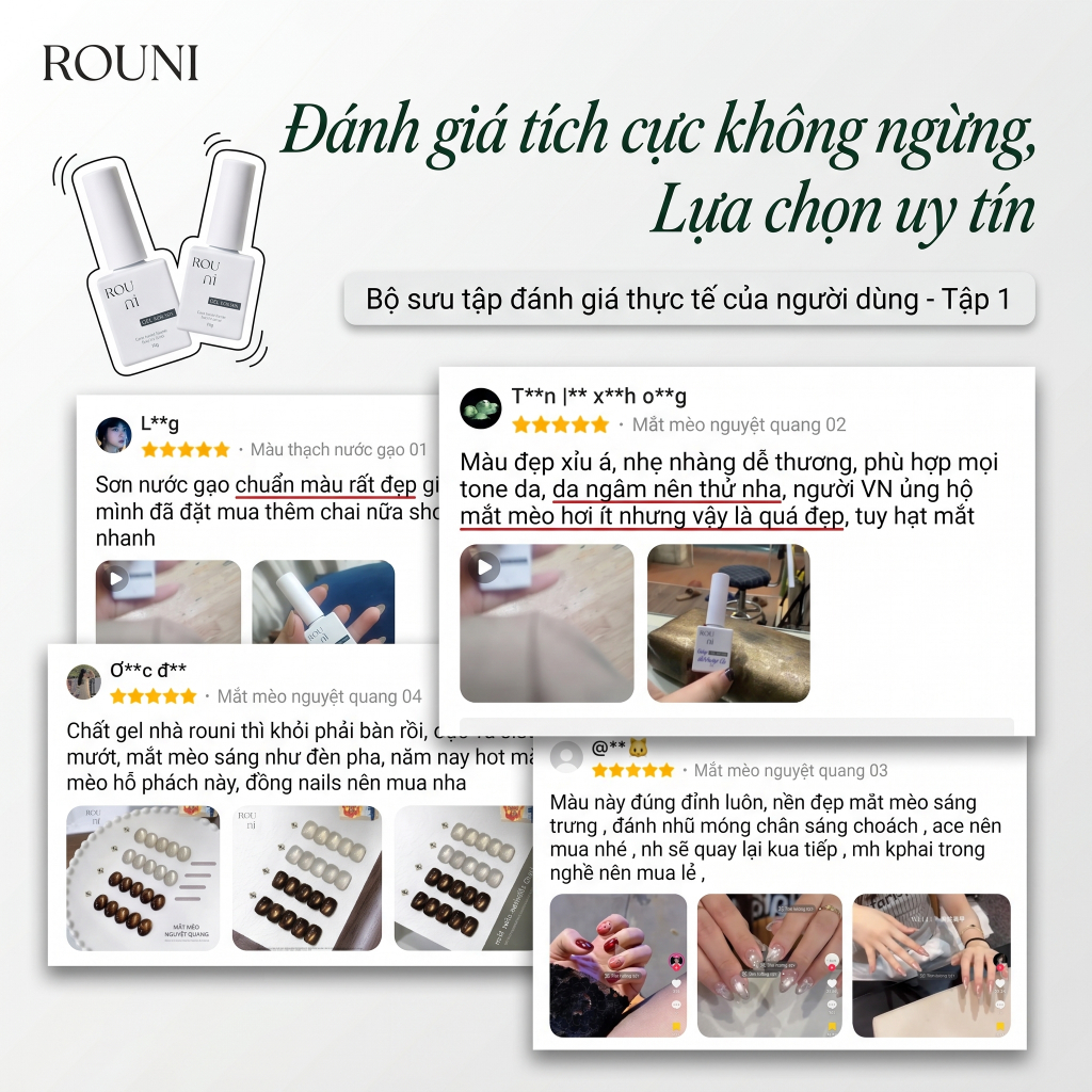 ROUni Sơn móng tay nhũ flash mật độ cao siêu sáng lấp lánh, sơn nhũ kim tuyến chuyên dụng ngành nail