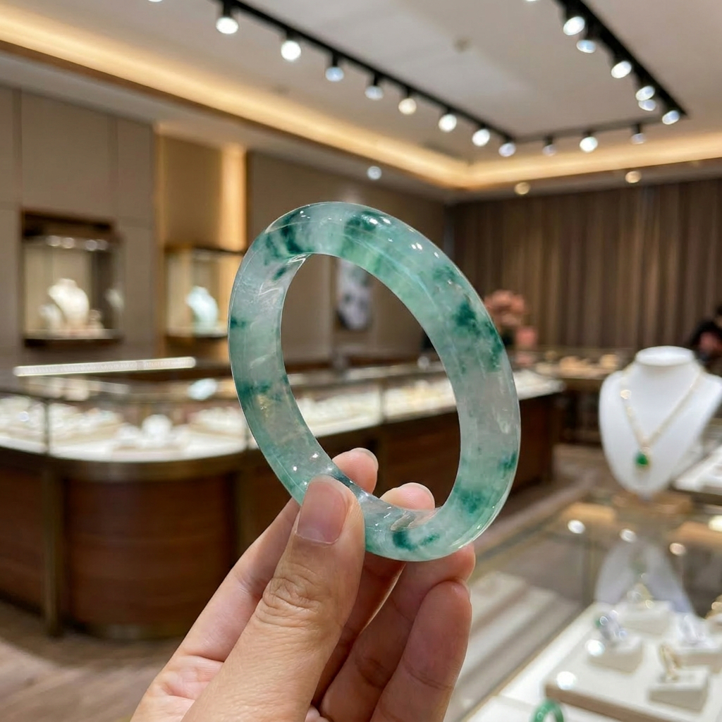 [𝐒𝐀𝐋𝐄] Vòng tay Du Long Hoa Bay bản hẹ trang sức cao cấp bằng đá tự nhiên nguyên khối 𝐊𝐈𝐌 𝐓𝐇À𝐍𝐇 𝐁Ả𝐎