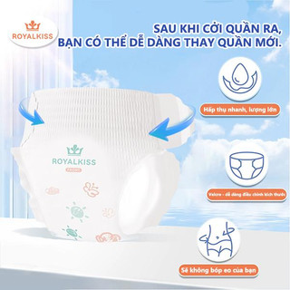 Combo 5 miếng băng vệ sinh dạng quần royalkiss size M-XL, Quần bvs mềm mịn, không cộm, không lộ viền