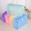 Túi Đựng Mỹ Phẩm Bằng PVC Trong Suốt Chống Thấm Nước Nhỏ Gọn Mang Theo Du Lịch TẶNG kèm lược gỗ