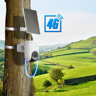 Camera WIFI Pin sạc kèm NLMT EZVIZ HB8C 4MP | HB8C sim 4G Ngoài trời, Đàm thoại - TRANGIATELECOM