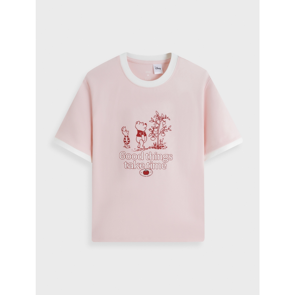 Áo phông nữ CANIFA áo thun cotton mềm thoáng mát cổ tròn dài tay in họa tiết 6TS26S001