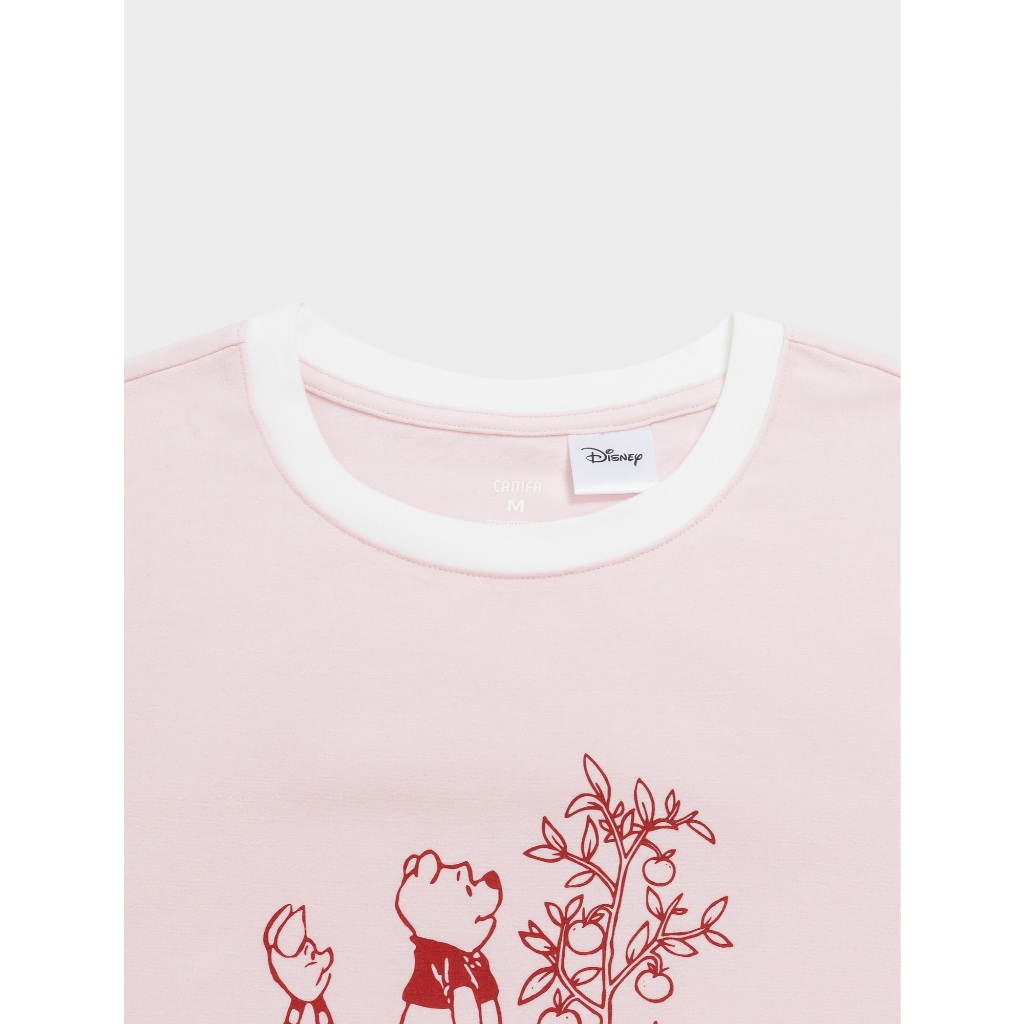 Áo phông nữ CANIFA áo thun cotton mềm thoáng mát cổ tròn dài tay in họa tiết 6TS26S001