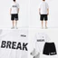 Bộ Đồ Thể Thao In Chữ Break Chất Thun Lạnh Mềm Thoáng Mát Co Dãn Tốt Mặc Rất Tốt Cho Mùa Này