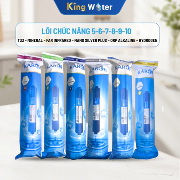 [HOẢ TỐC] Combo 6 lõi khoáng Karofi 5678910 - Lõi chức năng T33, Mineral, Far, Nano, Orp, Hydrogen