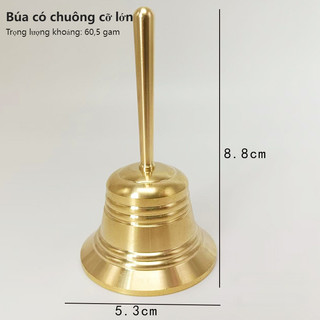 Chuông Cầm Tay Bằng Đồng - Âm Thanh Sắc Nét, Linh Đồng Cao Cấp