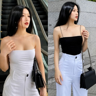 Áo Hai Dây Bigsize Nữ Dáng Áo Ống Không Mút Ôm Body Vải Borip Thái Co Giãn Tốt DB