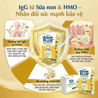 Sữa non pha sẵn CHÍNH HÃNG Nuti GrowPLUS+ Imunel 110ml (24 hộp) tăng đề kháng vượt trội, bảo vệ bé khỏe mạnh mỗi ngày