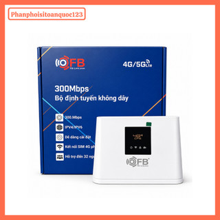 Router Wifi 4G Cắm SIM Không Cần Kéo Mạng – Phát Wifi 32 Thiết Bị, 2 Cổng LAN, Dùng Cho Camera, Nhà Trọ, Văn Phòng