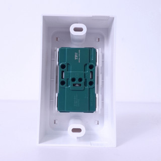 Mặt Nổi 3, 2 Ổ Cắm Điện 3 Chấu Ngang / Dọc TPE, Chính Hãng - thietbidienelec68