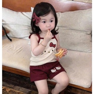 Combo "Công chúa nhỏ" - Bộ mặc nhà Hello Kitty siêu cưng cho bé gái 9-33kg