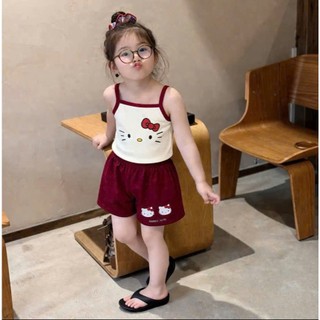 Combo "Công chúa nhỏ" - Bộ mặc nhà Hello Kitty siêu cưng cho bé gái 9-33kg