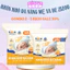 Combo 2 Gói Khăn Khô Đa Năng Zizou 950G Và 650G Bề Mặt Chấm Bi Dùng Thay Khăn Sữa Cho Mẹ Và Bé