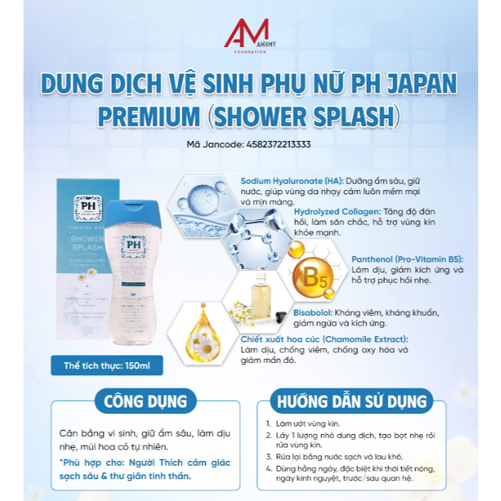 Dung Dịch Vệ Sinh PH Japan Premium 150ml