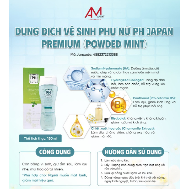 Dung Dịch Vệ Sinh PH Japan Premium 150ml