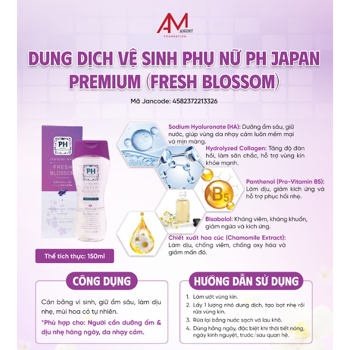 Dung Dịch Vệ Sinh PH Japan Premium 150ml