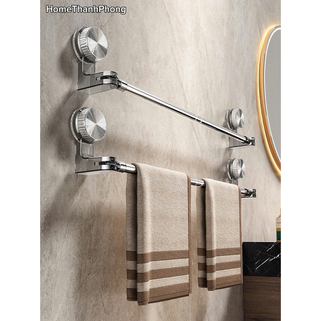 Giá Treo Đồ Cốc Hút Không Khoan Tường, Chịu Tải , Móc Treo Đồ Dán Tường Bám Dính Chắn Chắn