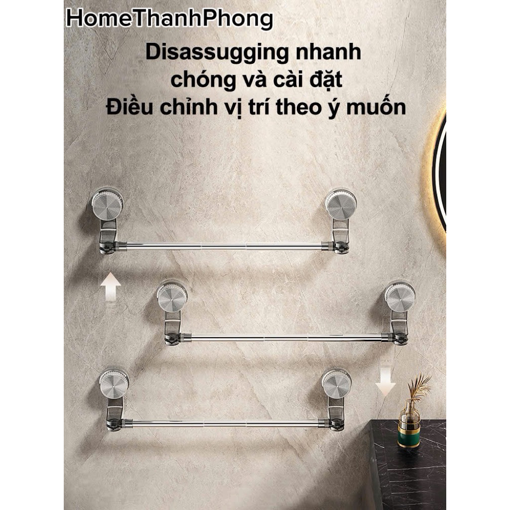 Giá Treo Đồ Cốc Hút Không Khoan Tường, Chịu Tải , Móc Treo Đồ Dán Tường Bám Dính Chắn Chắn
