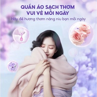 Viên Giặt Xả TOPGIA Hương Lavender, Hoa Hồng Siêu Tiết Kiệm Dịu Nhẹ An Toàn Cho Da Lưu Hương 72H