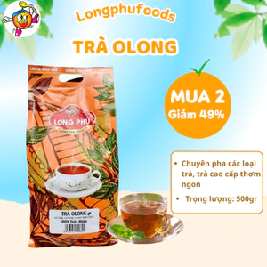 Trà Ô Long LONG PHÚ 500g – Đậm Vị, Thơm Lâu, Nguyên Liệu Pha Nước Trà, Chè, Trà Sữa, Trà Trái Cây