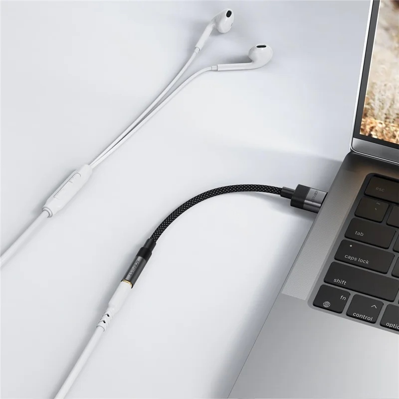 Bộ Chuyển Đổi Âm Thanh ACEFAST J13 USB-A Sang Jack 3.5mm Hi-Fi, Adapter Audio DAC Hỗ Trợ Mic, Âm Thanh Độ Trung Thực Cao