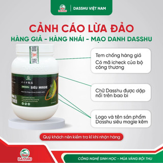 DASSHU SIÊU MAGIE – Phân bón sinh học hỗ trợ tăng cường quang hợp, lá dày khỏe đẹp, khối lượng 1KG
