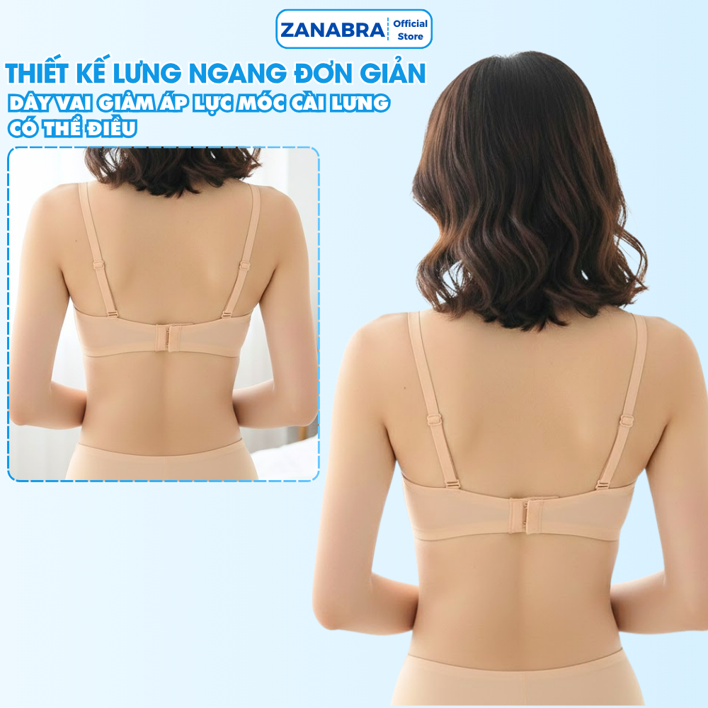 [ Xả Hàng ] Áo Ngực Nữ Có Gọng Đệm 3CM Siêu Nâng V1 Tạo Khe Đẹp, Áo Lót Nữ Cao Cấp Mềm Mại Thoáng Khí ZANABRA A2025