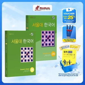 Sách Giáo Trình Tiếng Hàn Seoul 2B 서울대 한국어 2B Student Book, WorkBook, Bao Gồm Cả Giáo Trình Và Bài Tập - MetaBooks Store