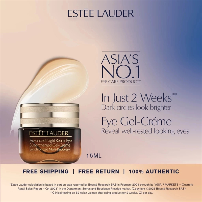 Kem Dưỡng Mắt ESTÉE LAUDER Advanced Night Repair Eye Supercharged Gel 15ml