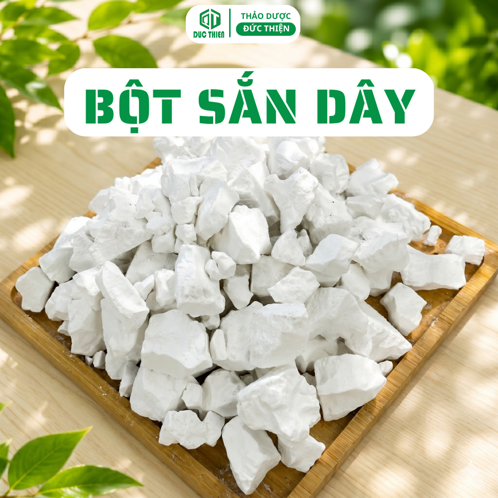 500g Bột Sắn Dây Loại 1 Đức Thiện (Khô, Sạch, Thơm) - Thanh Nhiệt, Giải Độc, Đẹp Da, Chống Lão Hóa