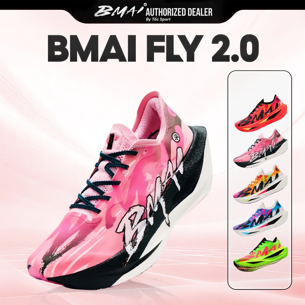 BMAI Giày Chạy Bộ full Carbon FLY 2 - Hàng Chính Hãng - Giày Full