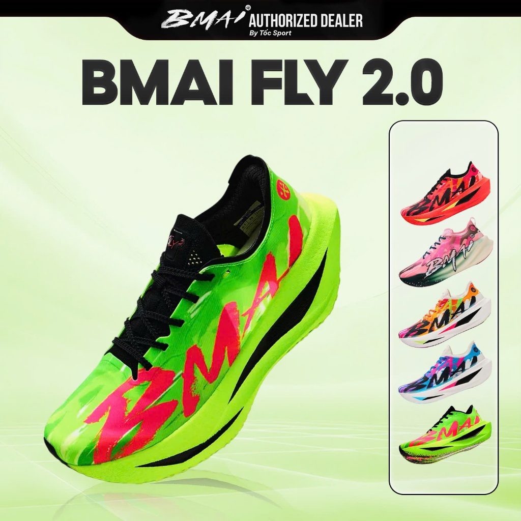 BMAI Giày Chạy Bộ full Carbon FLY 2 - Hàng Chính Hãng - Giày Full