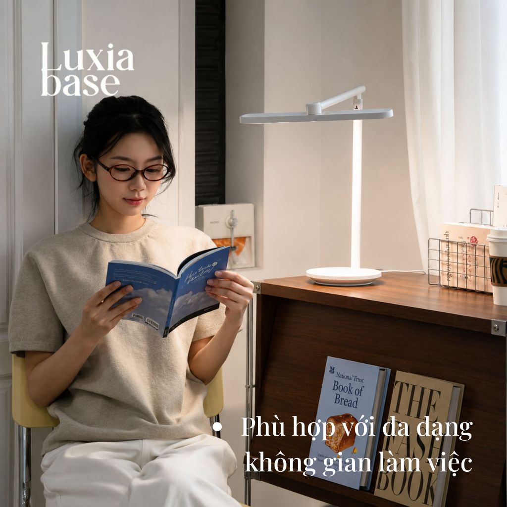 Đèn bàn học chống cận Velix Luxia Base - 18W | 1100 Lumen | Chip led RG0 bảo vệ mắt