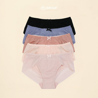 Combo 5 Quần Lót Nữ Thun Lạnh Full Mông V2 Không Viền Đáy LAM LUY