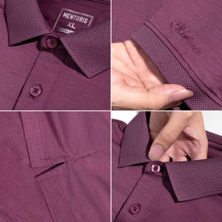 Áo Polo Nam MENTORIS Vải Thun Lạnh Cao Cấp, Co Giãn Tốt, Form Vừa Vặn,Phong Cách Thời Thượng MPS212R