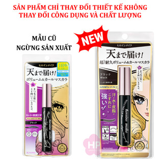 Mascara Kissme Chuốt Rậm Cong Mi, Chống Lem Trôi Long Up Super Waterproof 6g Màu Đen