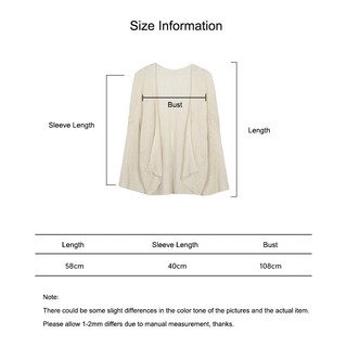 Nova-Áo cardigan mỏng tay dài Khoác len mỏng dáng rộng, Áo khoác len choàng ngoài phong cách Ulzzang