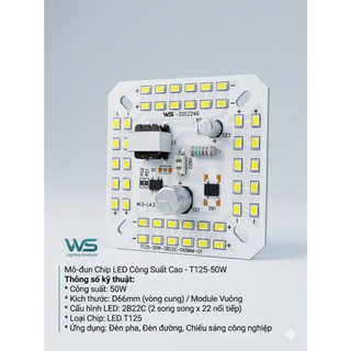 Bo Mạch Chip Đèn Led Vuông 20w 30w 40w 50w 60w
