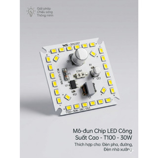 Bo Mạch Chip Đèn Led Vuông 20w 30w 40w 50w 60w