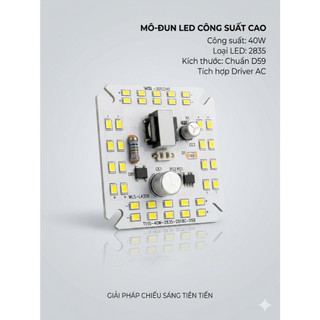 Bo Mạch Chip Đèn Led Vuông 20w 30w 40w 50w 60w