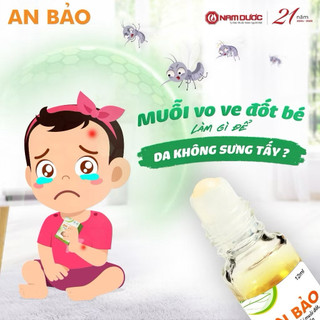 An Bảo, Hộp 1 lọ 12ml dung dịch, Làm mát da, làm dịu da, Làm mờ sẹo, vết thâm do muỗi đốt, côn trùng cắn