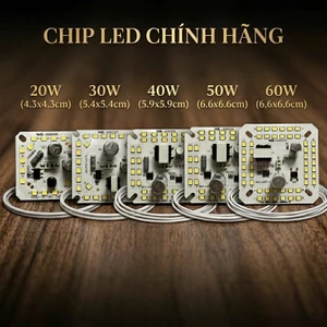 Chip LED 20W 30W 40W 50W 60W ĐIỆN 220v Siêu Sáng