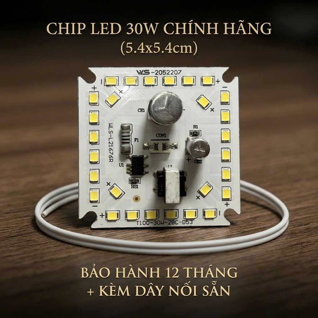 Chip LED 20W 30W 40W 50W 60W ĐIỆN 220v Siêu Sáng