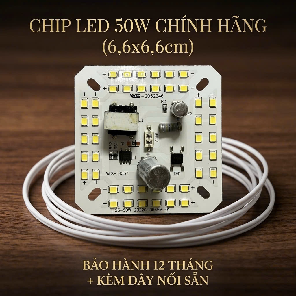 Chip LED 20W 30W 40W 50W 60W ĐIỆN 220v Siêu Sáng