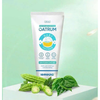 GEL TẮM GỘI OATRUM nhân hưng, chiết từ khổ qua, lá trầu 150ml