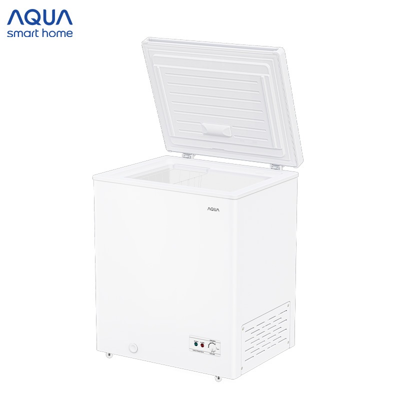 [Võ Hà Linh x AQUA] Tủ đông Inverter AQUA 142 lít AQF-C2501EN - Làm lạnh 3D - Dàn lạnh 5 chiều - 1 ngăn đông - Freeship