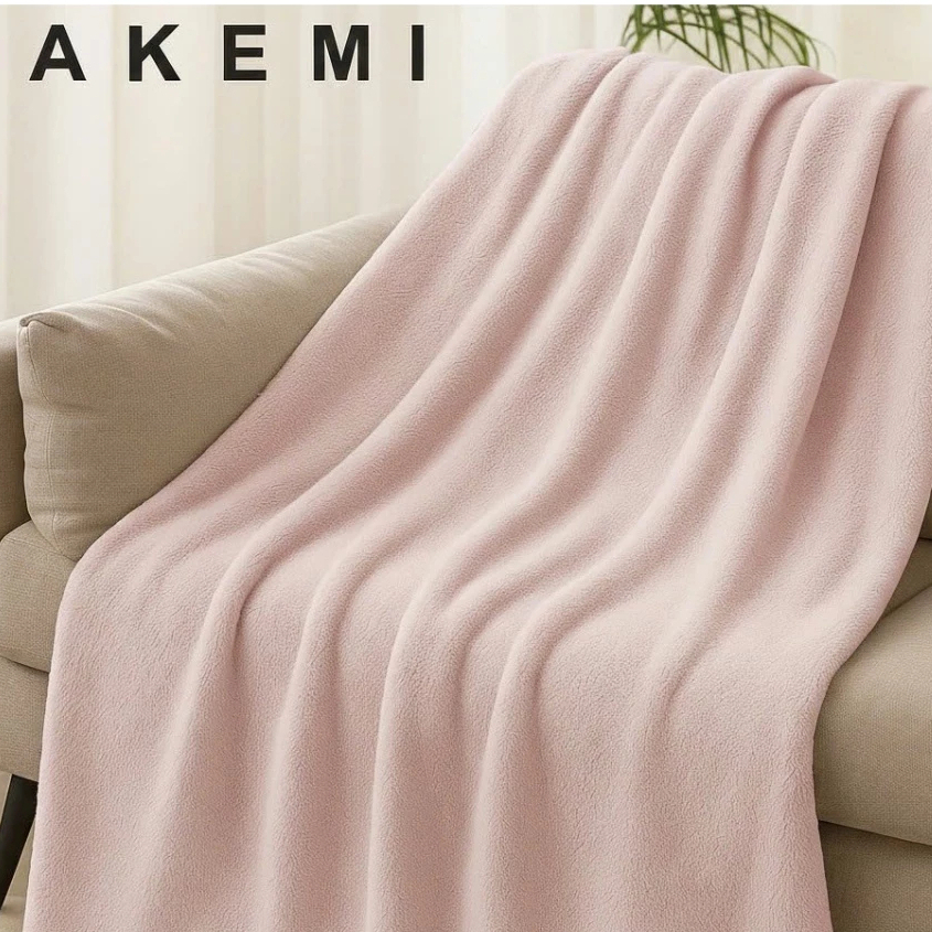 AKEMI Chăn Nỉ Cao Cấp Dày Dặn Siêu Ấm Colourlush Flannel Blanket 150x200cm 100% Polyester Mịn Màng Chống Nhăn