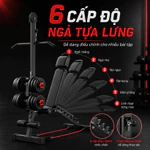 Ghế tập tạ, ghế tập đẩy tạ, dụng cụ hỗ trợ gập bụng, thiết bị thể dục, sử dụng tại nhà, ghế đa năng — ảnh 4
