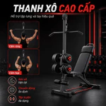 Ghế tập tạ, ghế tập đẩy tạ, dụng cụ hỗ trợ gập bụng, thiết bị thể dục, sử dụng tại nhà, ghế đa năng — ảnh 5